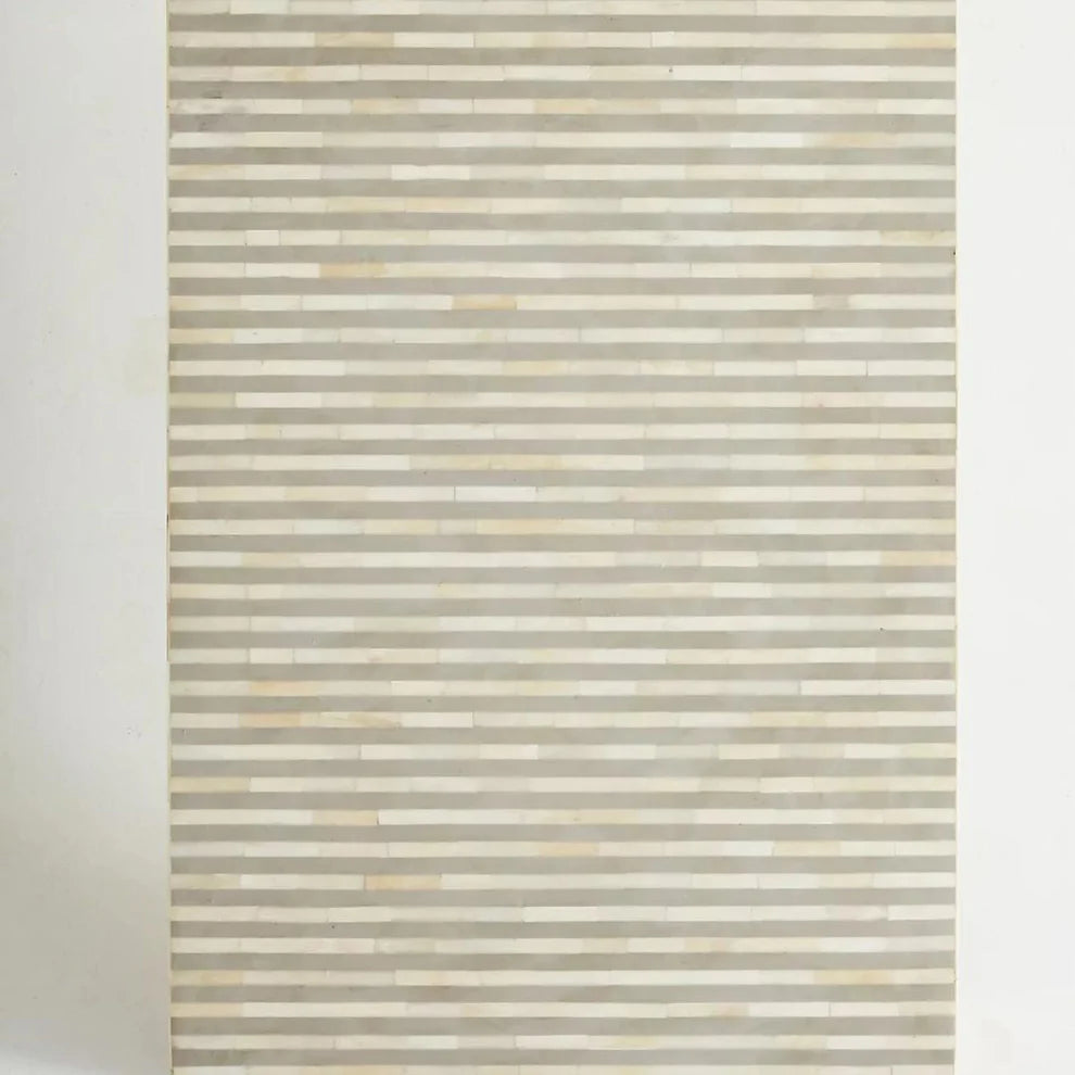 waterfall pattern bone inlay gray coffee table